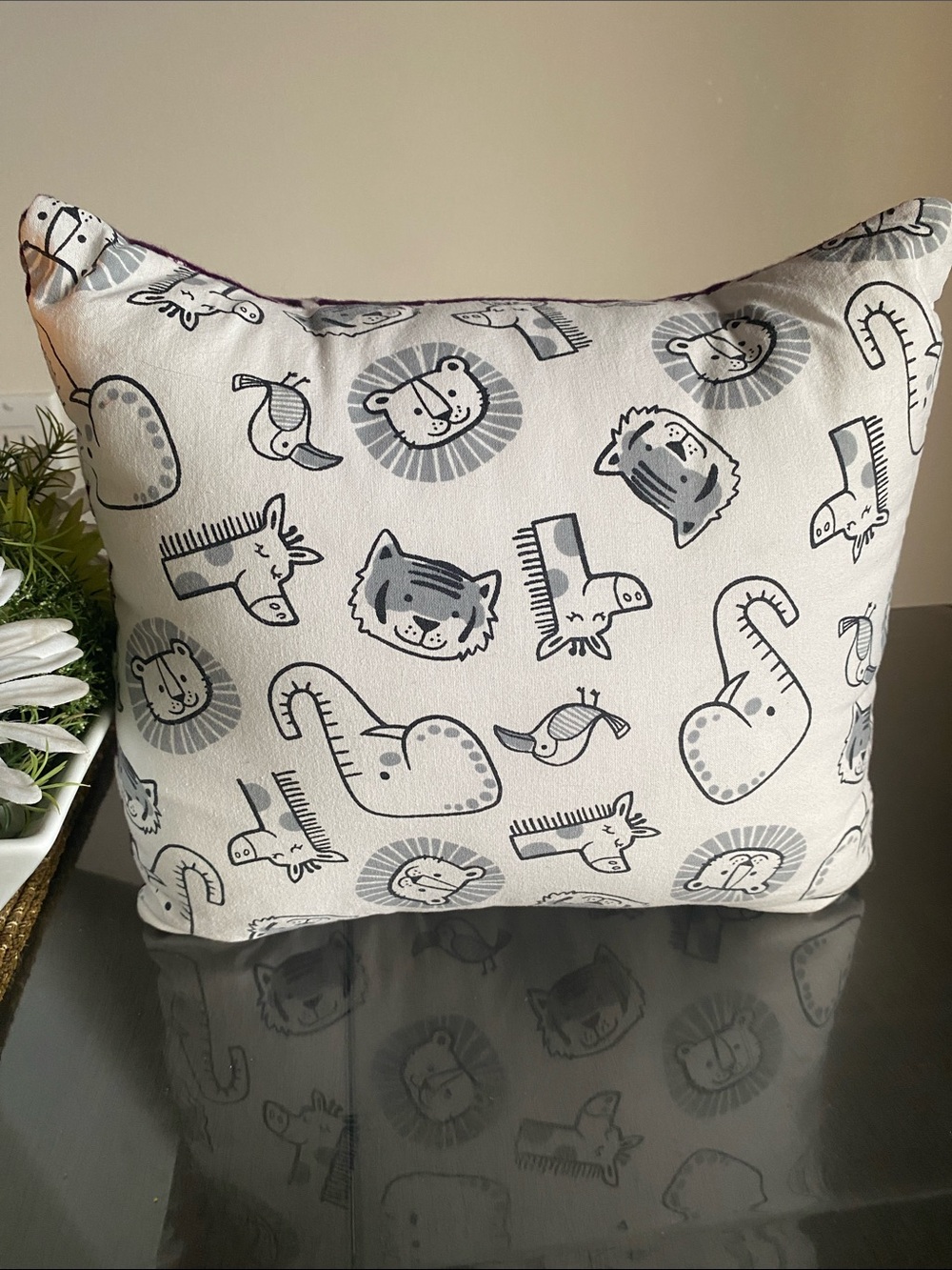 NEW🌈 Color Me Safari Animal Accent Pillow gifts DIY Craft Activities